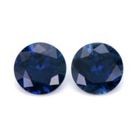 0.80&nbsp;Ct.Tw.Total Carat Weight Blue Sapphire Pair from Ceylon (Sri Lanka) Video