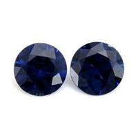 0.83&nbsp;Ct.Tw.Total Carat Weight Blue Sapphire Pair from Ceylon (Sri Lanka) Video
