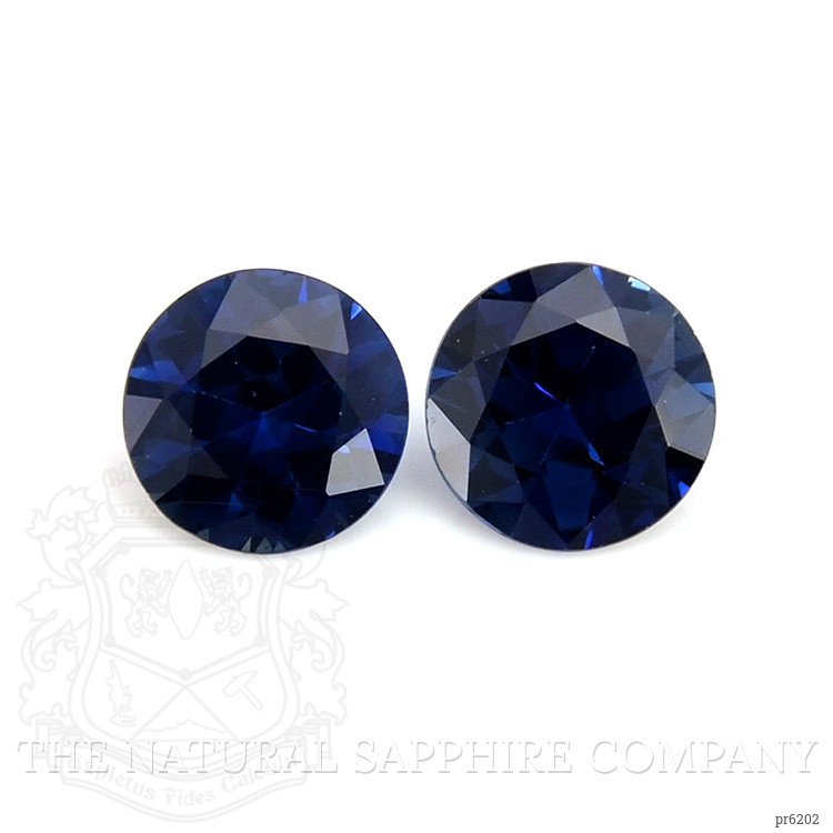 0.83 Ct.Tw. Blue Sapphire Pair from Ceylon (Sri Lanka)