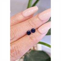 0.83&nbsp;Ct.Tw.Total Carat Weight Blue Sapphire Pair from Ceylon (Sri Lanka) Life Style