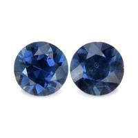 0.84&nbsp;Ct.Tw.Total Carat Weight Blue Sapphire Pair from Ceylon (Sri Lanka) Video