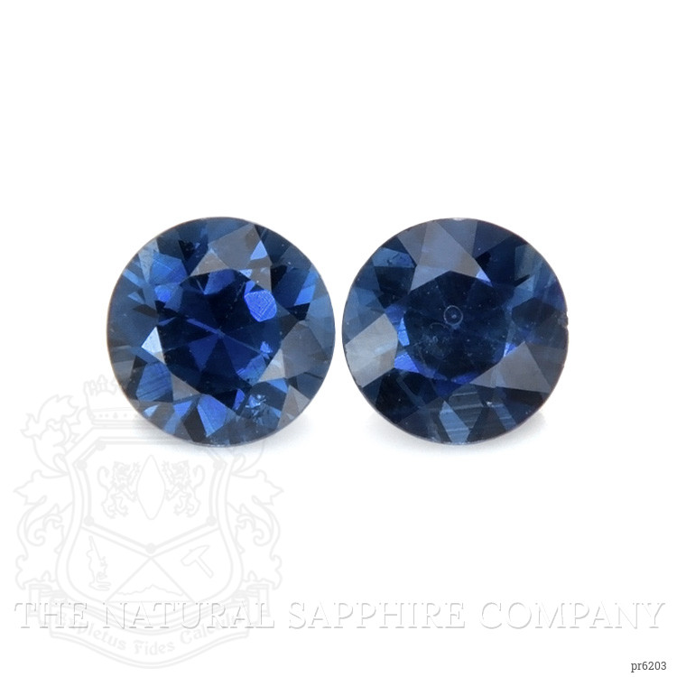 0.84 Ct.Tw. Blue Sapphire Pair from Ceylon (Sri Lanka)