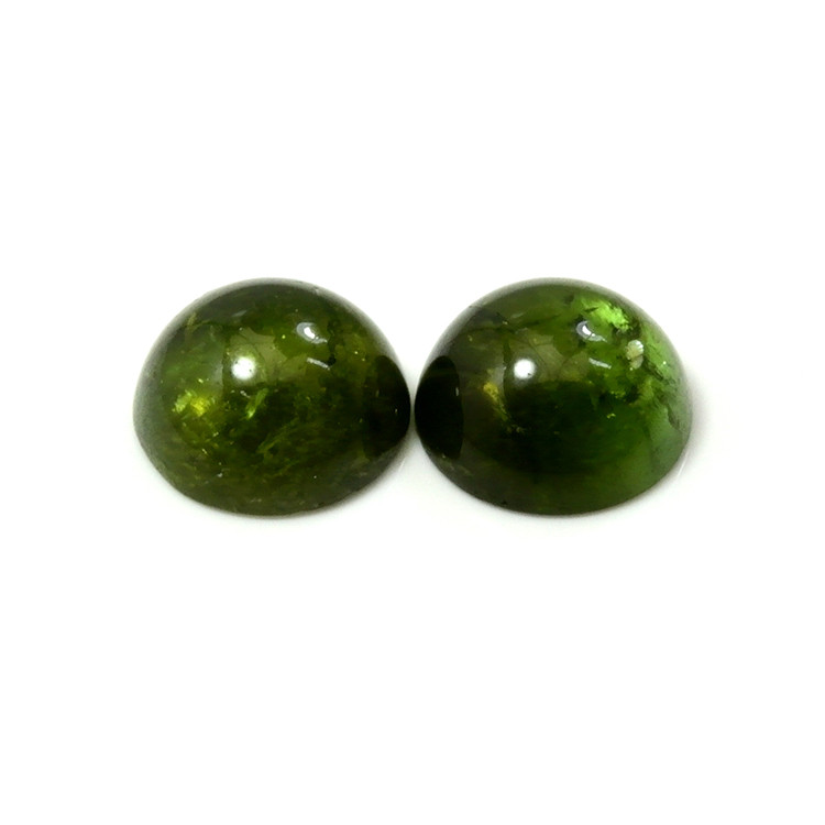 13.59 Ct.Tw. Cabochon Tourmaline Pair from Mozambique
