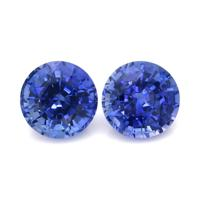 8.78&nbsp;Ct.Tw.Total Carat Weight Blue Sapphire Pair from Ceylon (Sri Lanka) Video