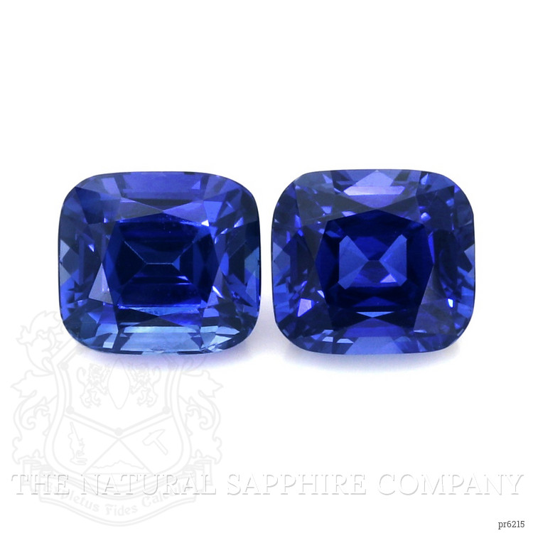 7.18 Ct.Tw. Blue Sapphire Pair from Ceylon (Sri Lanka)