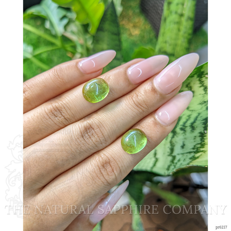 11.62 Ct.Tw. Cabochon Tourmaline Pair from Mozambique