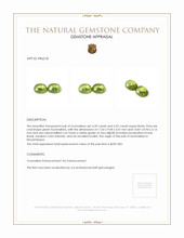 8.81 Ct.Tw.Total Carat Weight Tourmaline Pair from Mozambique Appraisal