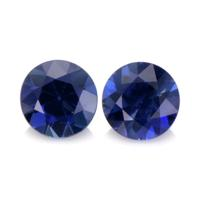 0.85&nbsp;Ct.Tw.Total Carat Weight Blue Sapphire Pair from Ceylon (Sri Lanka) Video