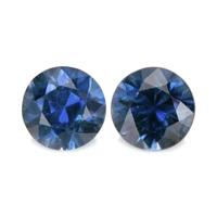 0.86&nbsp;Ct.Tw.Total Carat Weight Blue Sapphire Pair from Ceylon (Sri Lanka) Video