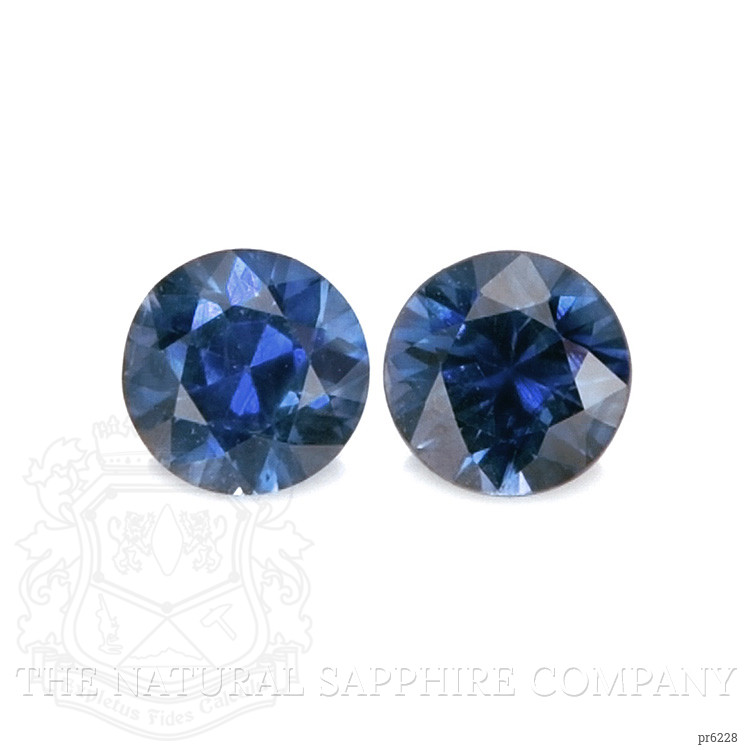 0.86 Ct.Tw. Blue Sapphire Pair from Ceylon (Sri Lanka)