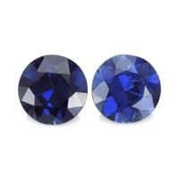 0.86&nbsp;Ct.Tw.Total Carat Weight Blue Sapphire Pair from Ceylon (Sri Lanka) Video