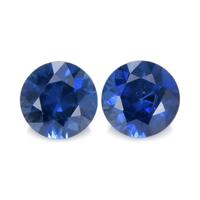 0.90&nbsp;Ct.Tw.Total Carat Weight Blue Sapphire Pair from Ceylon (Sri Lanka) Video