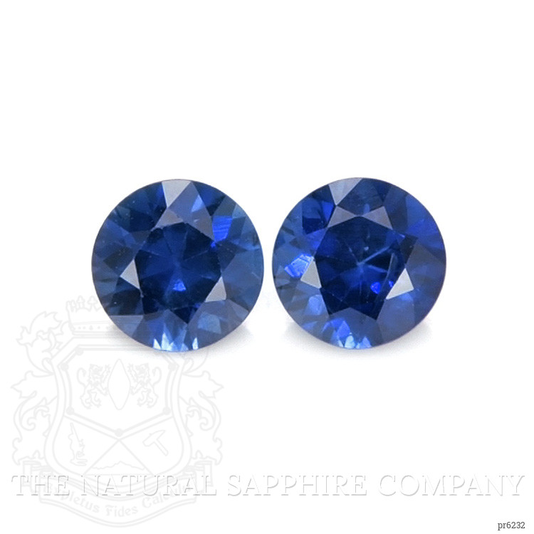 0.90 Ct.Tw. Blue Sapphire Pair from Ceylon (Sri Lanka)