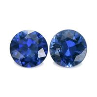 0.91&nbsp;Ct.Tw.Total Carat Weight Blue Sapphire Pair from Ceylon (Sri Lanka) Video