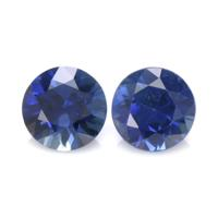 0.91&nbsp;Ct.Tw.Total Carat Weight Blue Sapphire Pair from Ceylon (Sri Lanka) Video
