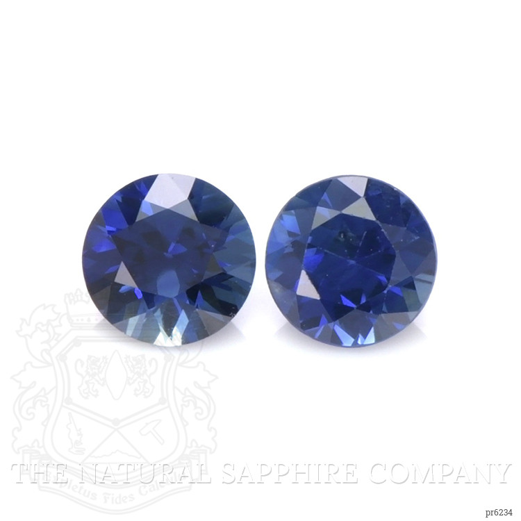 0.91 Ct.Tw. Blue Sapphire Pair from Ceylon (Sri Lanka)