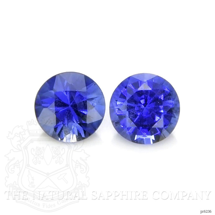 0.93 Ct.Tw. Blue Sapphire Pair from Ceylon (Sri Lanka)