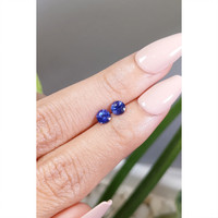0.93&nbsp;Ct.Tw.Total Carat Weight Blue Sapphire Pair from Ceylon (Sri Lanka) Life Style