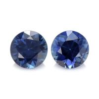 0.95&nbsp;Ct.Tw.Total Carat Weight Blue Sapphire Pair from Ceylon (Sri Lanka) Video