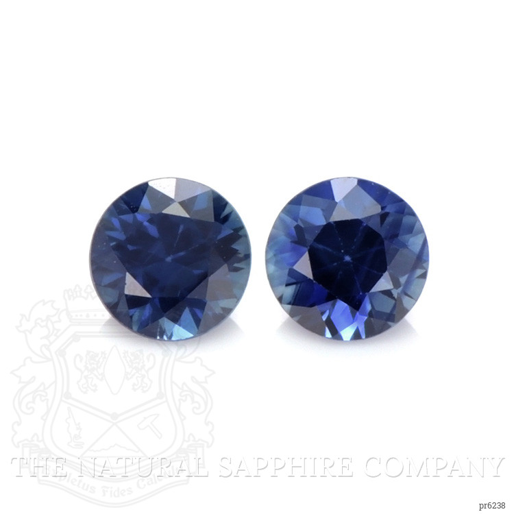 0.95 Ct.Tw. Blue Sapphire Pair from Ceylon (Sri Lanka)