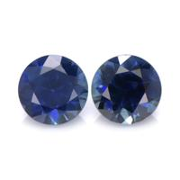0.97&nbsp;Ct.Tw.Total Carat Weight Blue Sapphire Pair from Ceylon (Sri Lanka) Video