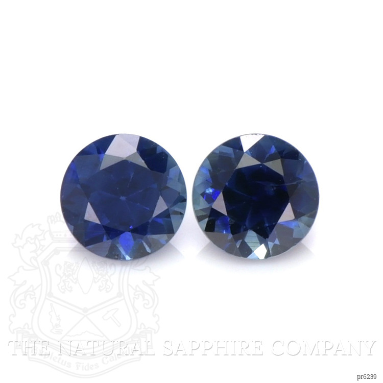 0.97 Ct.Tw. Blue Sapphire Pair from Ceylon (Sri Lanka)