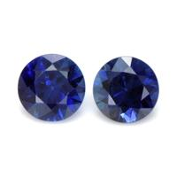 1.01&nbsp;Ct.Tw.Total Carat Weight Blue Sapphire Pair from Ceylon (Sri Lanka) Video