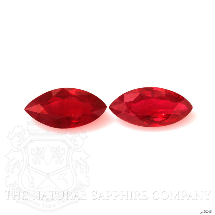 8.00 Ct.Tw. Ruby Pair from Mozambique
