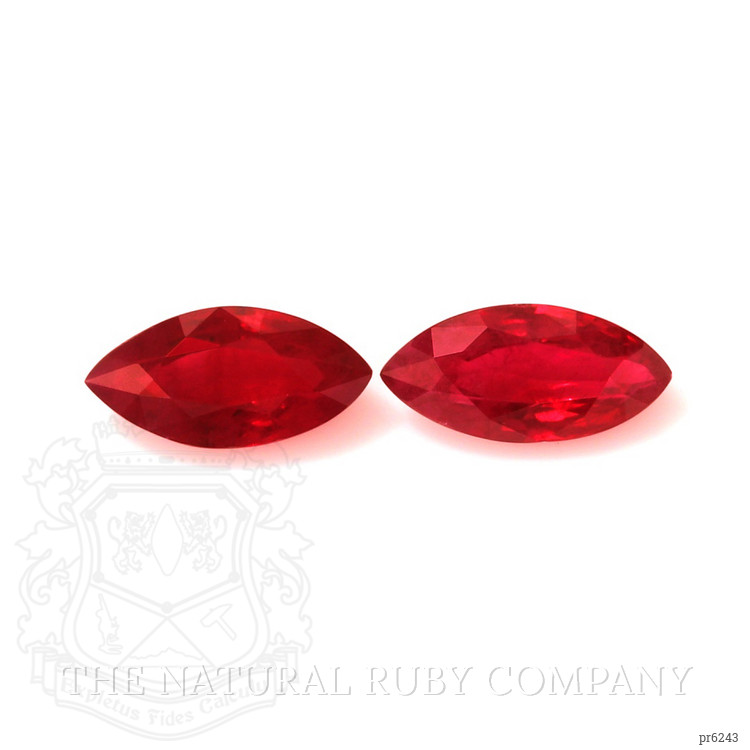 8.00 Ct.Tw. Ruby Pair from Mozambique