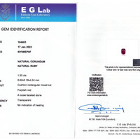 2.80&nbsp;Ct.Tw.Total Carat Weight Ruby Pair from Mozambique Scan Report