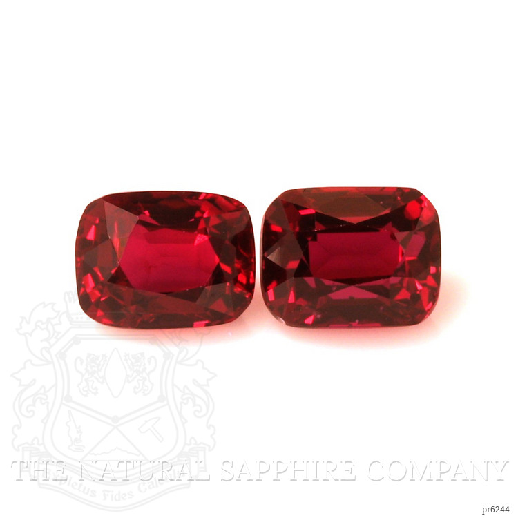 2.80 Ct.Tw. Ruby Pair from Mozambique