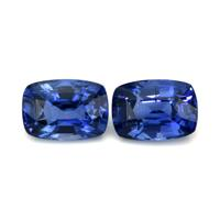 7.19&nbsp;Ct.Tw.Total Carat Weight Blue Sapphire Pair from Ceylon (Sri Lanka) Video