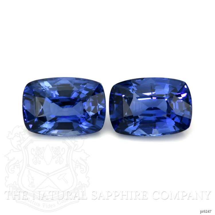 7.19 Ct.Tw. Blue Sapphire Pair from Ceylon (Sri Lanka)
