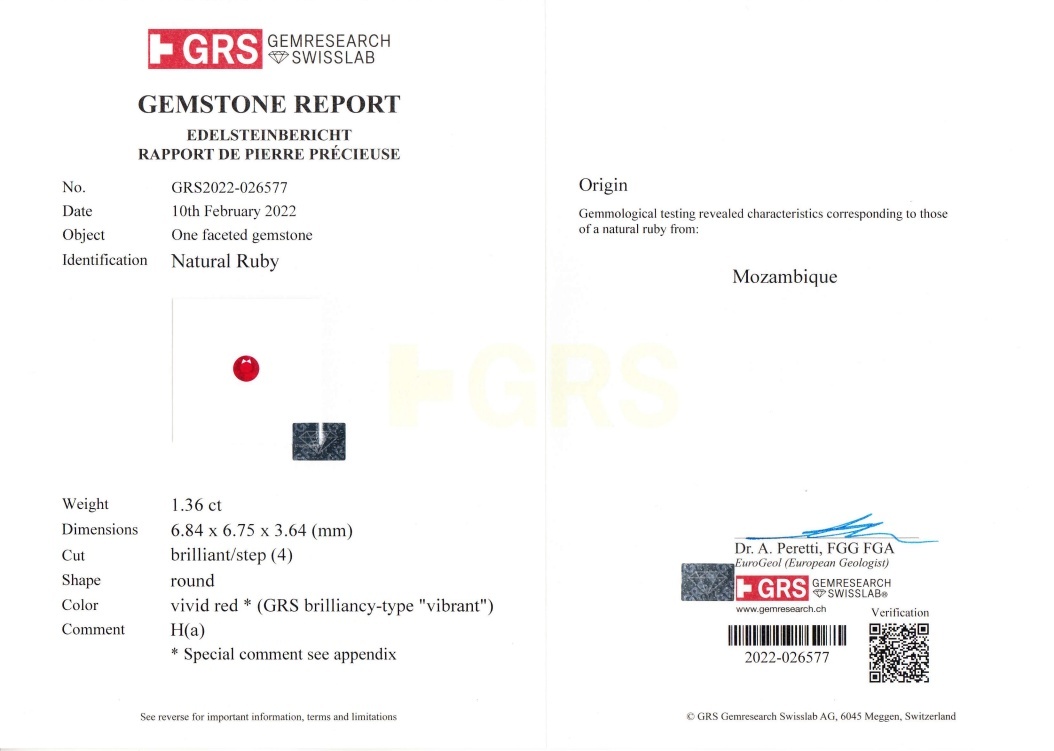 2.70 Ct.Tw. Ruby Pair from Mozambique