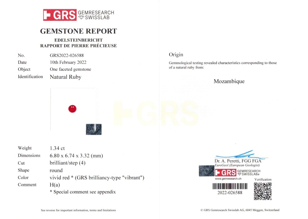 2.70 Ct.Tw. Ruby Pair from Mozambique