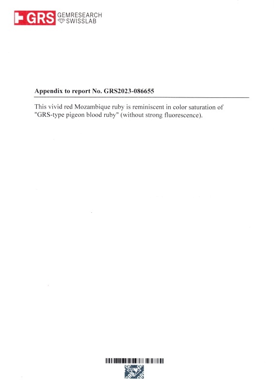 3.66 Ct.Tw. Ruby Pair from Mozambique