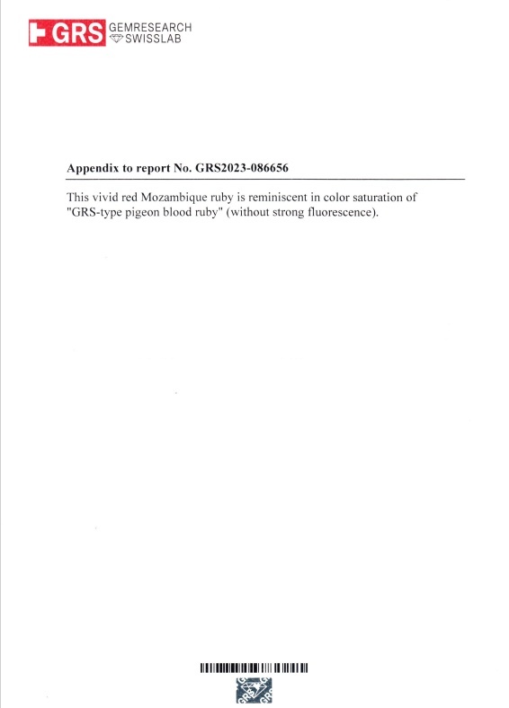 3.66 Ct.Tw. Ruby Pair from Mozambique