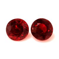 3.66 Ct.Tw.Total Carat Weight Ruby Pair from Mozambique Video