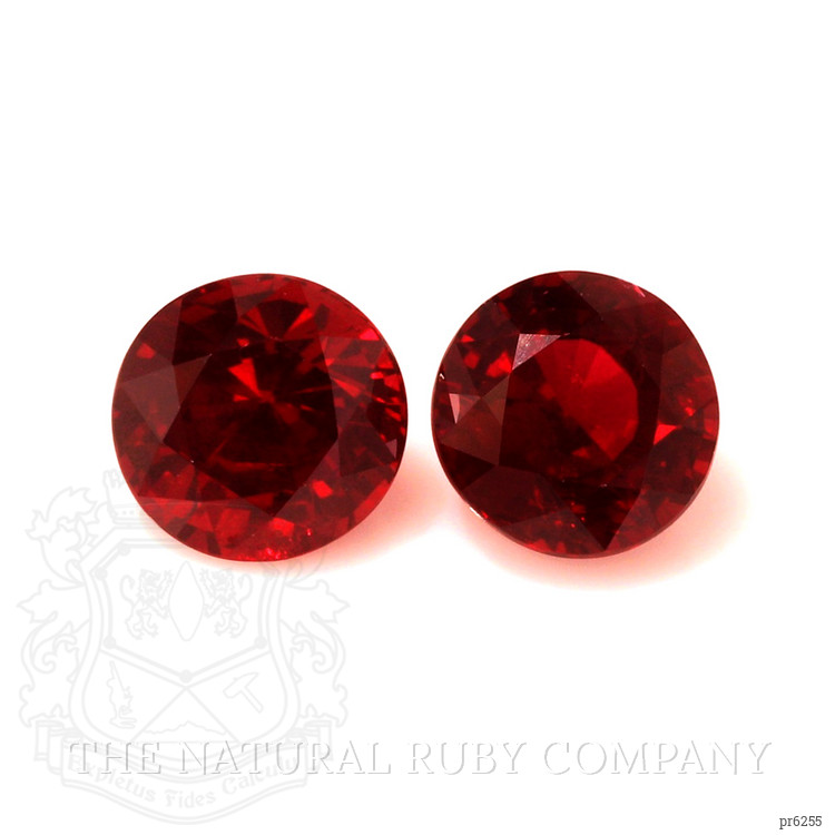 3.66 Ct.Tw. Ruby Pair from Mozambique