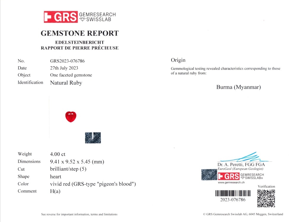 8.36 Ct.Tw. Ruby Pair from Burma (Myanmar)