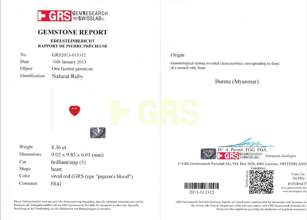 8.36 Ct.Tw. Ruby Pair from Burma (Myanmar)