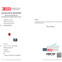 4.33 Ct.Tw.Total Carat Weight Ruby Pair from Mozambique Scan Report