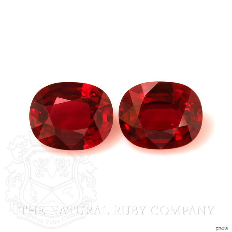 4.33 Ct.Tw. Ruby Pair from Mozambique