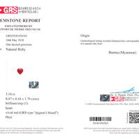 6.03 Ct.Tw.Total Carat Weight Ruby Pair from Burma (Myanmar) Scan Report