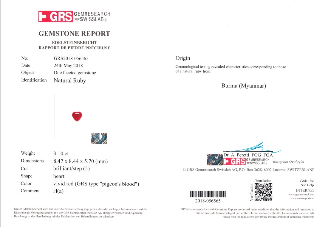 6.03 Ct.Tw. Ruby Pair from Burma (Myanmar)