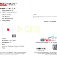 6.03 Ct.Tw.Total Carat Weight Ruby Pair from Burma (Myanmar) Scan Report