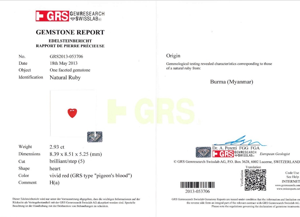 6.03 Ct.Tw. Ruby Pair from Burma (Myanmar)