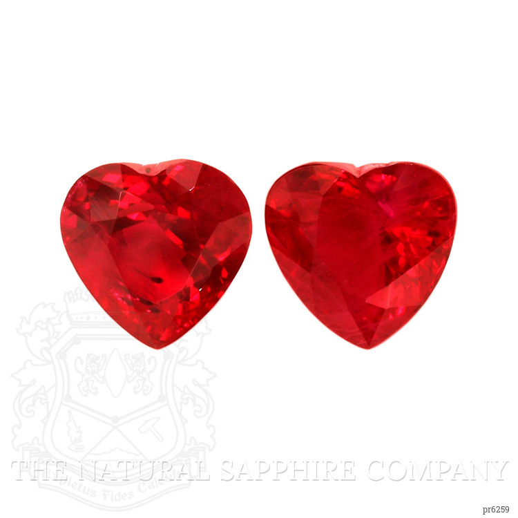 6.03 Ct.Tw. Ruby Pair from Burma (Myanmar)