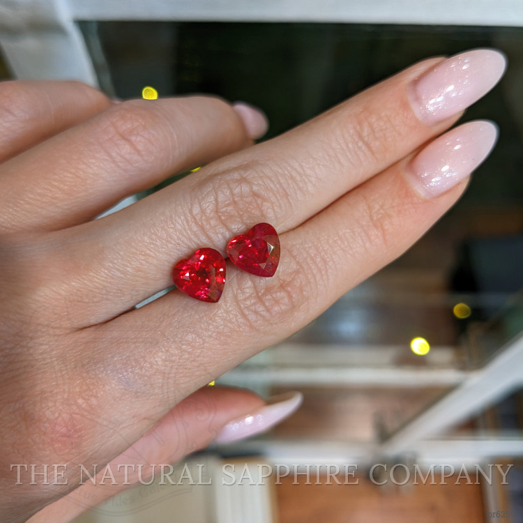 6.03 Ct.Tw. Ruby Pair from Burma (Myanmar)