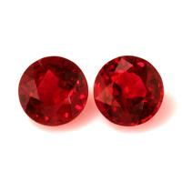 2.24&nbsp;Ct.Tw.Total Carat Weight Ruby Pair from Burma (Myanmar) Video